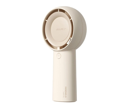 Gadżet technologiczny Jisulife Mini wentylator Handheld Fan Life5 Plus 4000 mAh USB beżowy